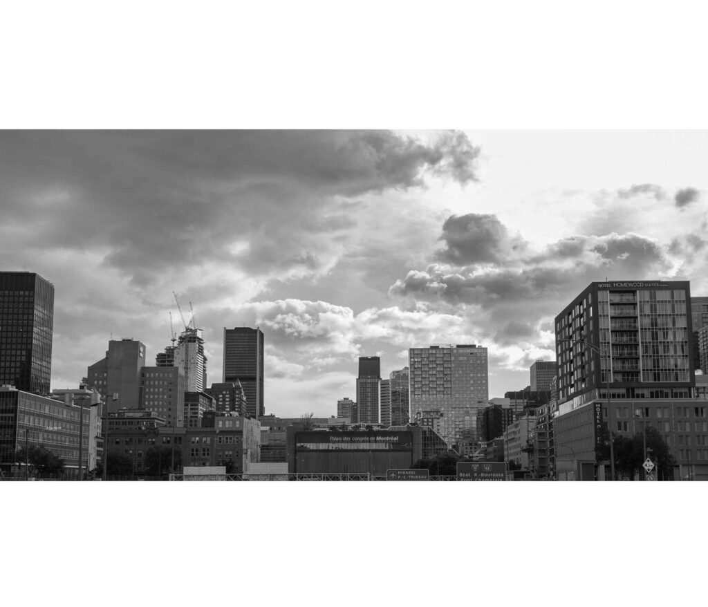 Page 11 - photo of skyline of mtl