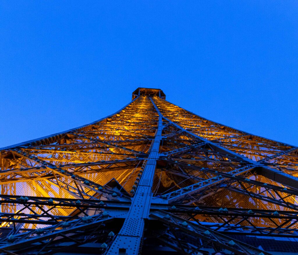 Page 30 - photo of Eiffel tower at night